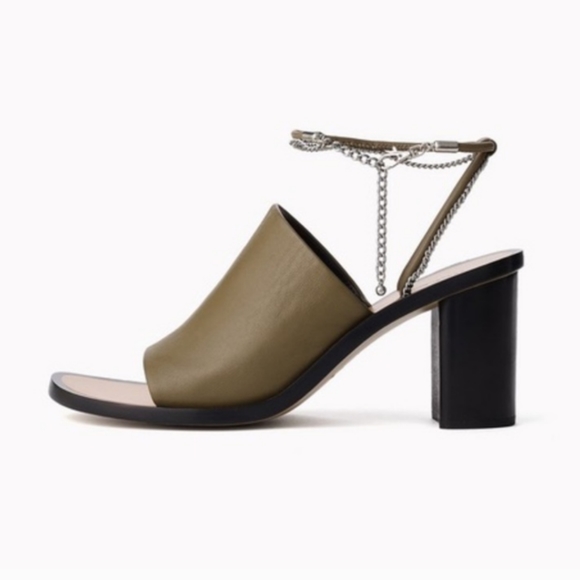 rag & bone | Shoes | Rag Bone Nella High Heel Sandals In Olive Size 6 ...